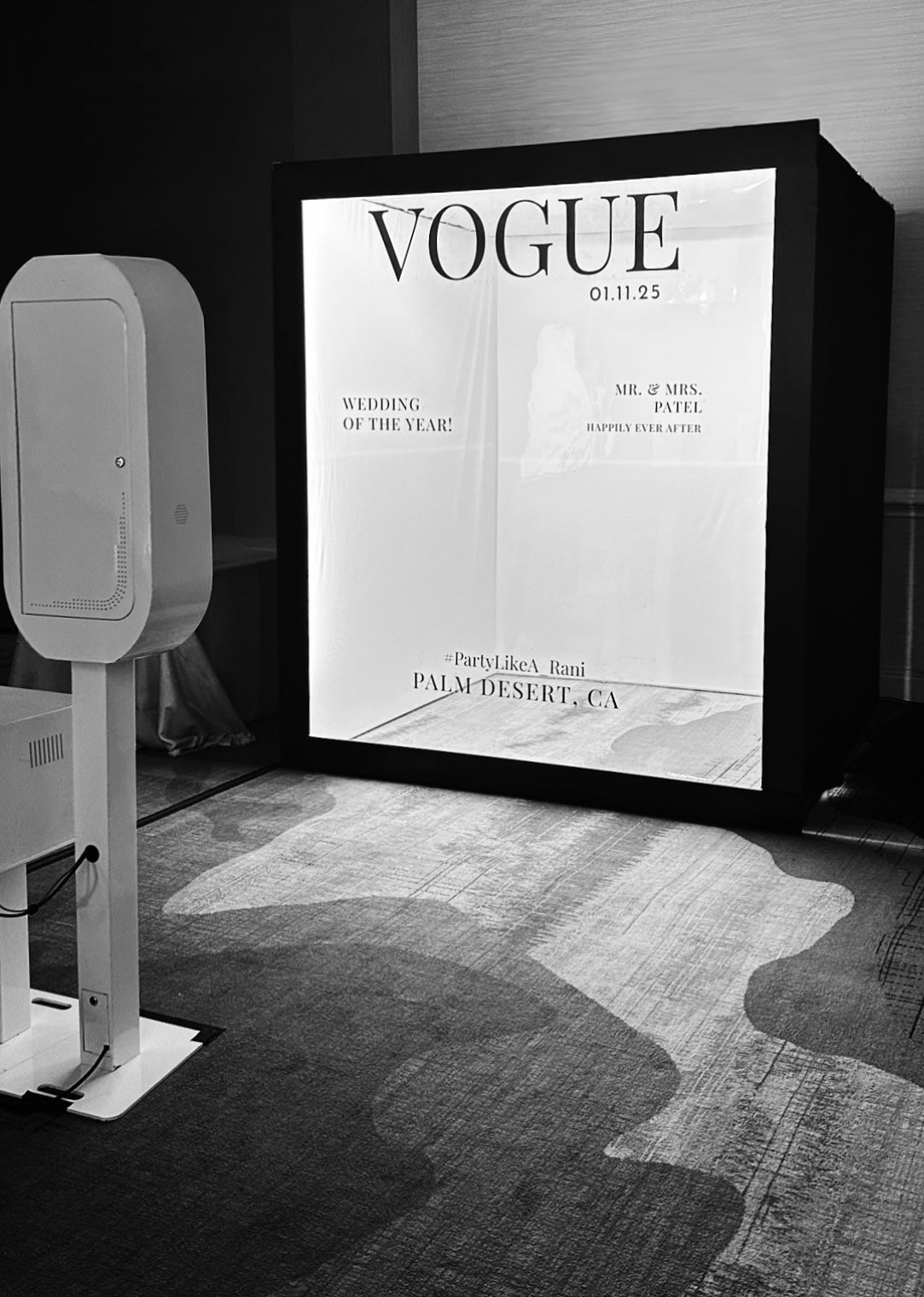 Vogue Magazine Photo Booth Box