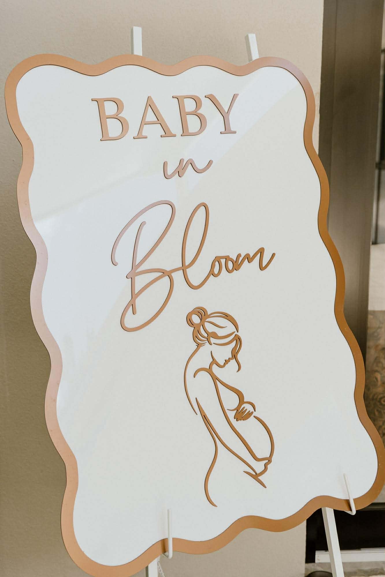 Baby In Bloom Sign