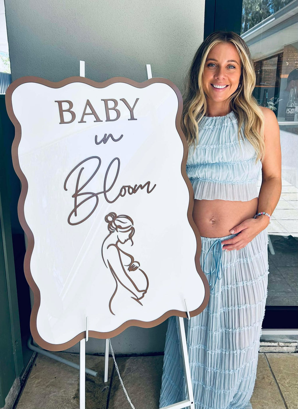 Baby In Bloom Sign