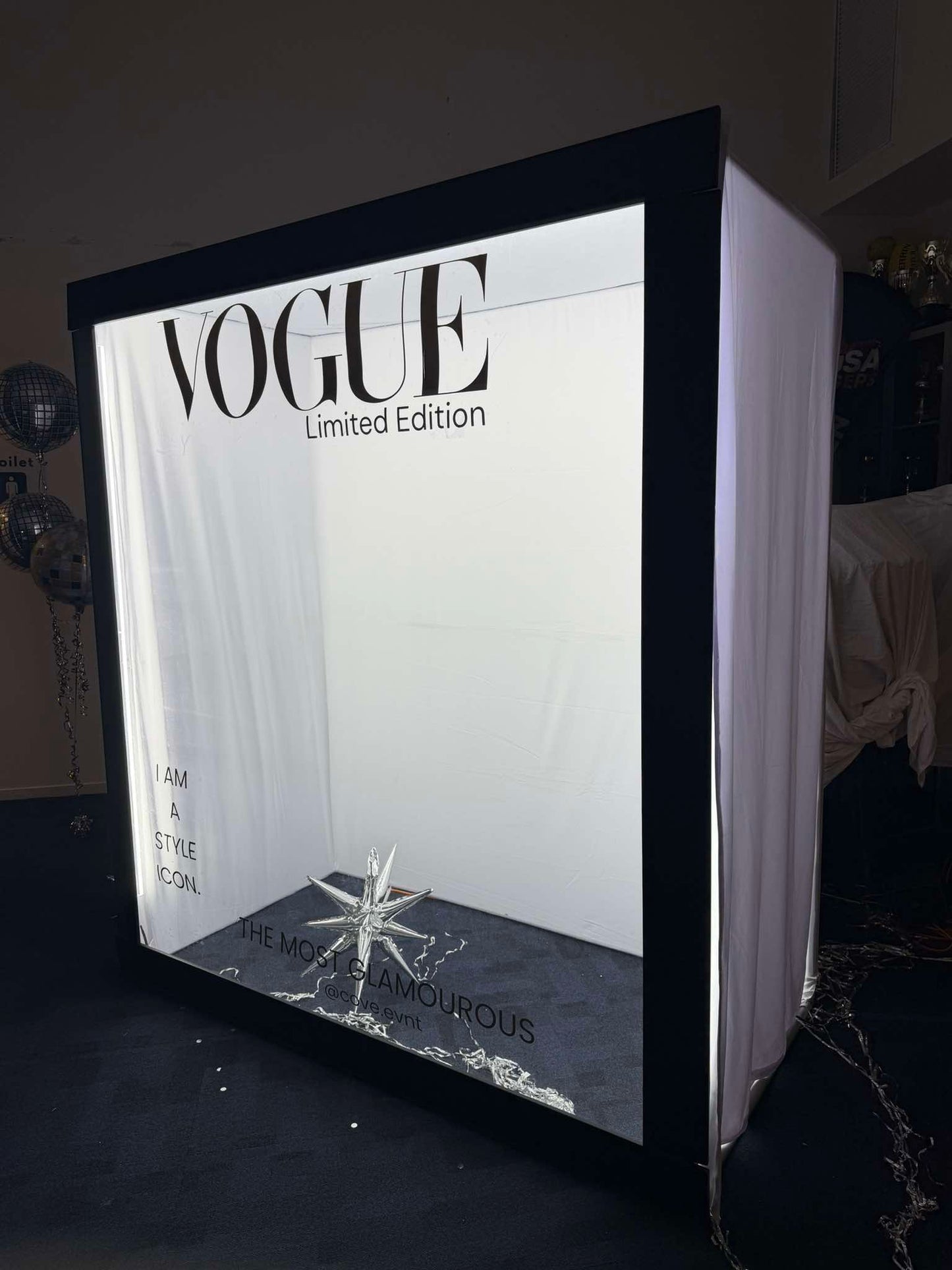 Vogue Magazine Photo Booth Box