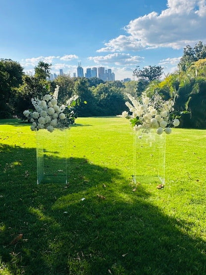 Plinths Clear Square Set 2