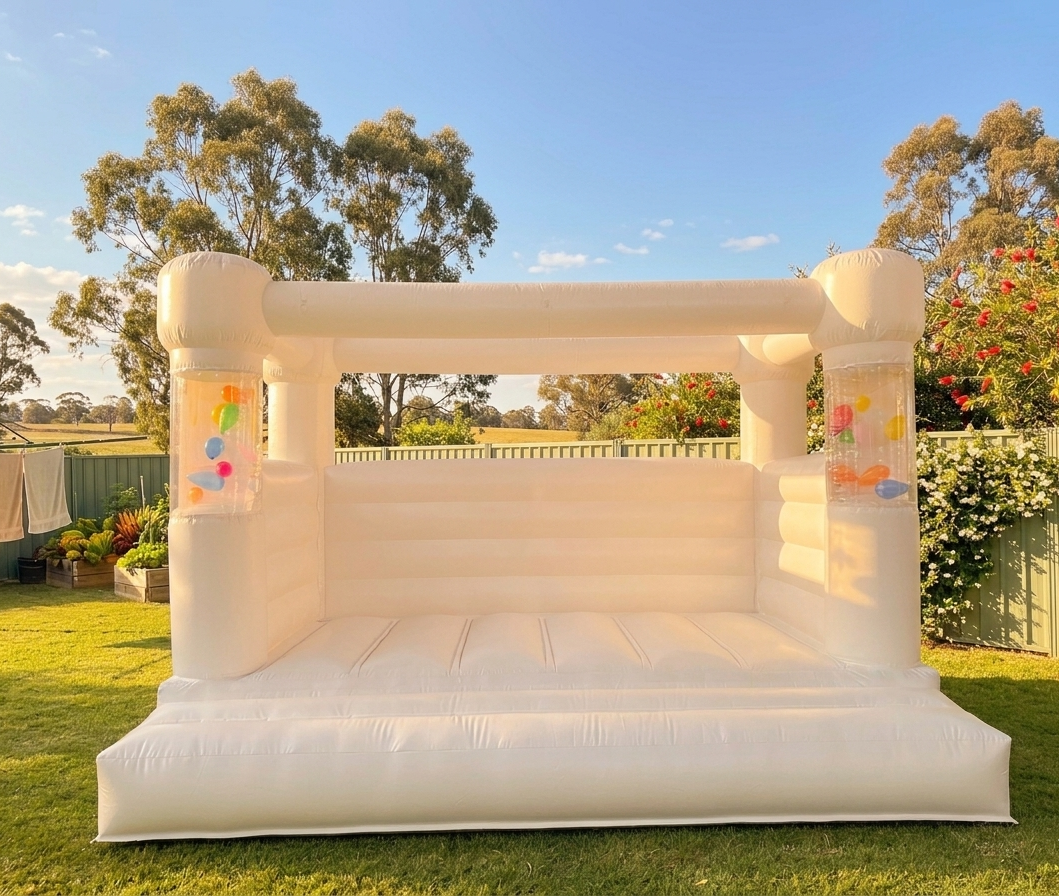 Jumping Castle White 4m x 3m
