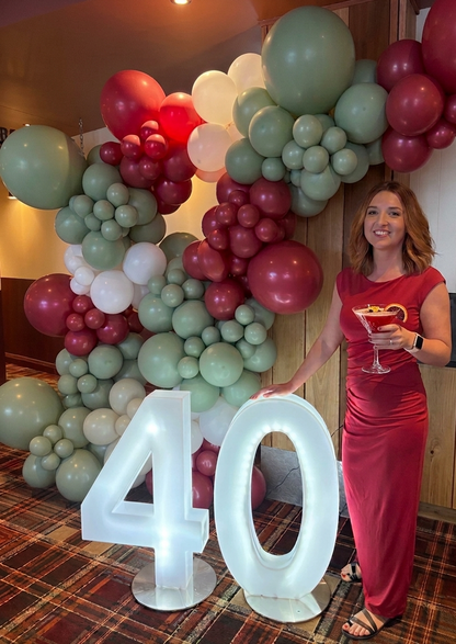LED Birthday Numbers 40