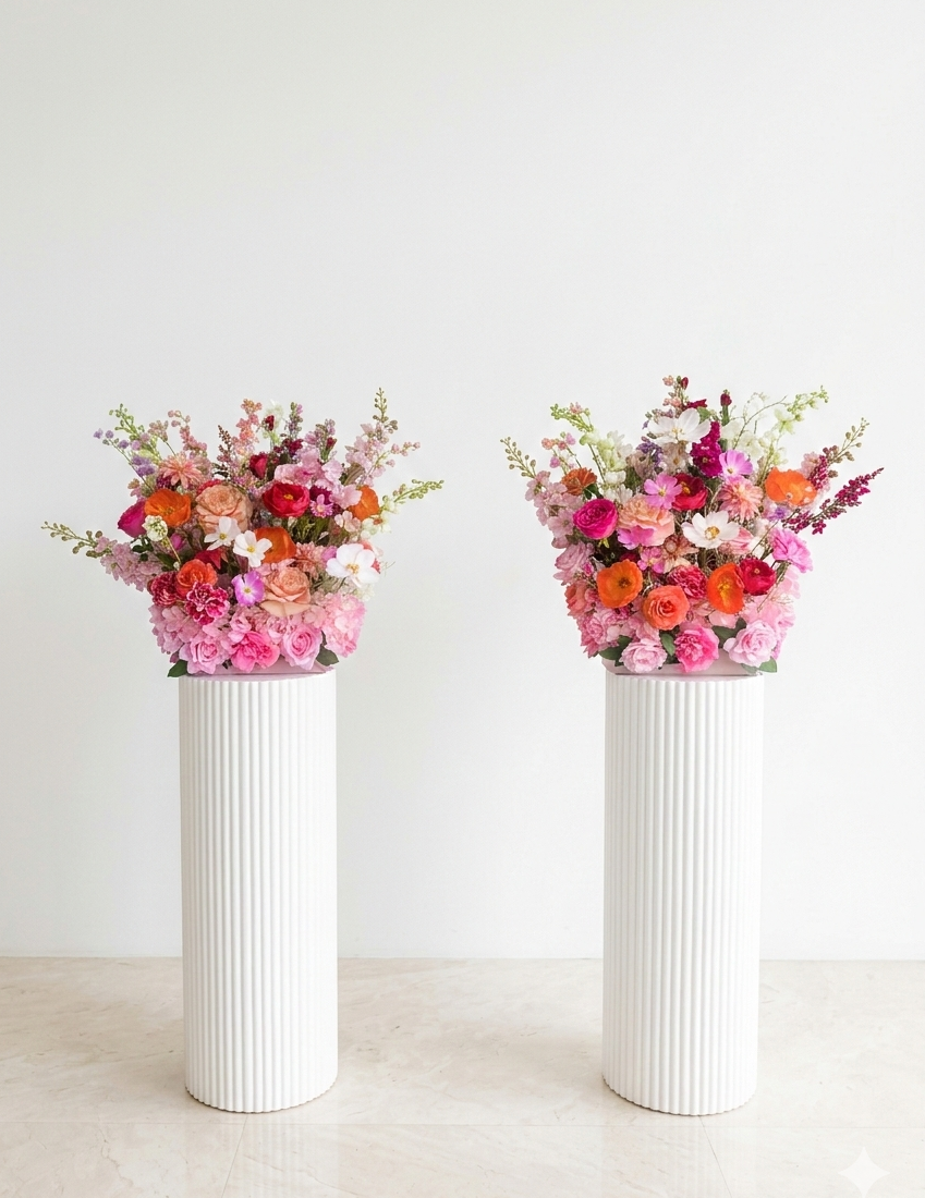Faux Floral Arrangement - Bright