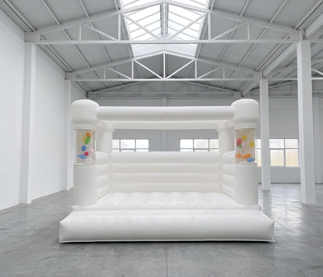 Jumping Castle White 4m x 3m