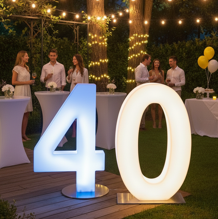 LED Birthday Numbers 0-9