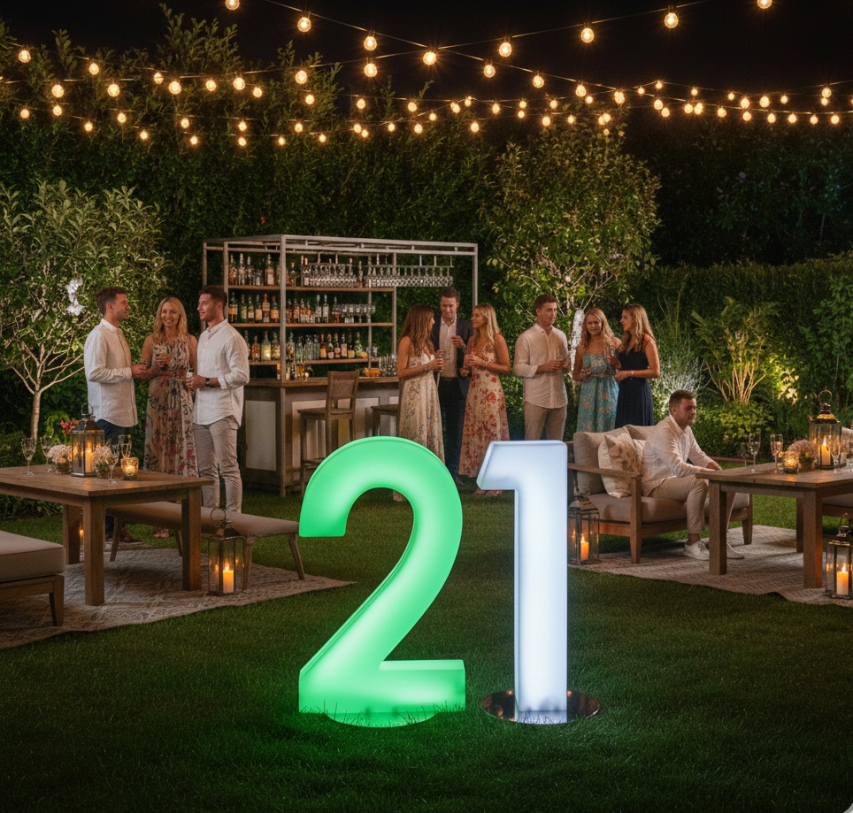 LED Birthday Numbers 0-9