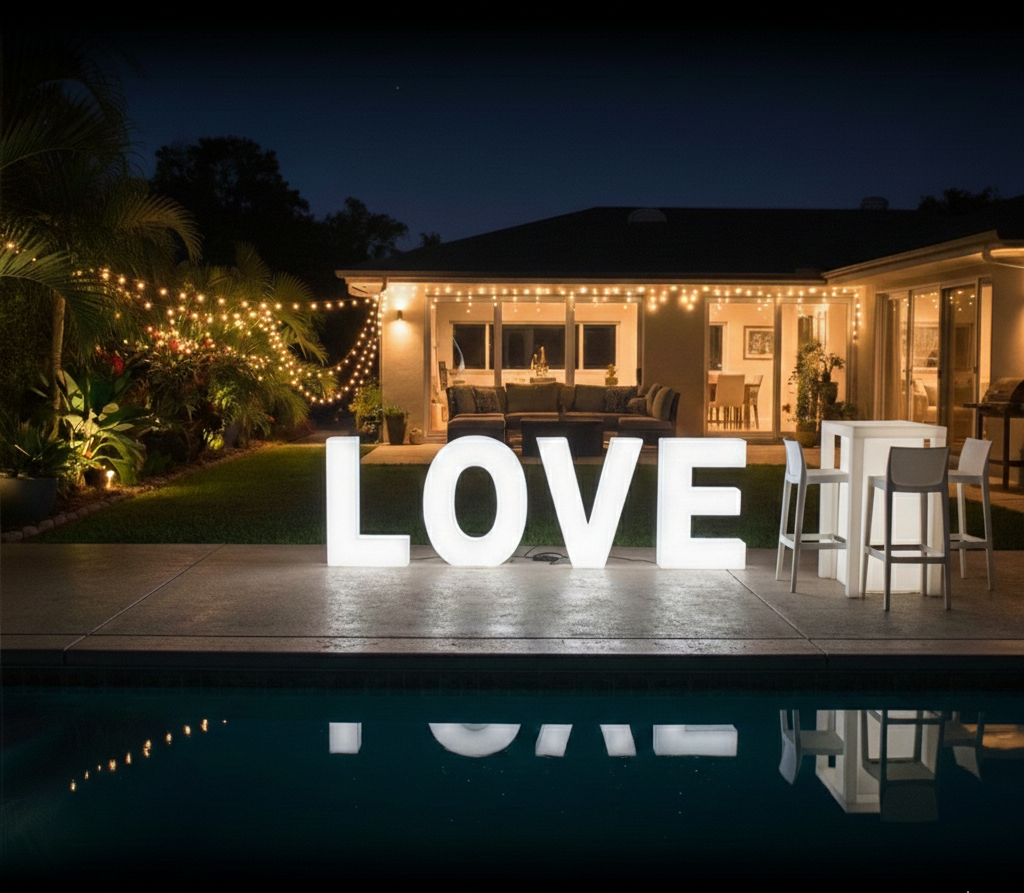 LOVE Light Up Letters