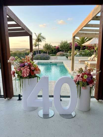 LED Birthday Numbers 40