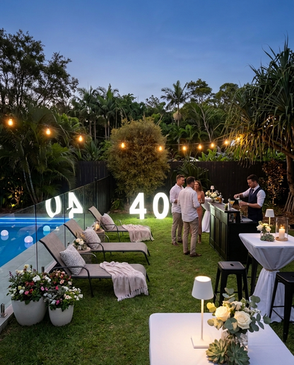 LED Birthday Numbers 40