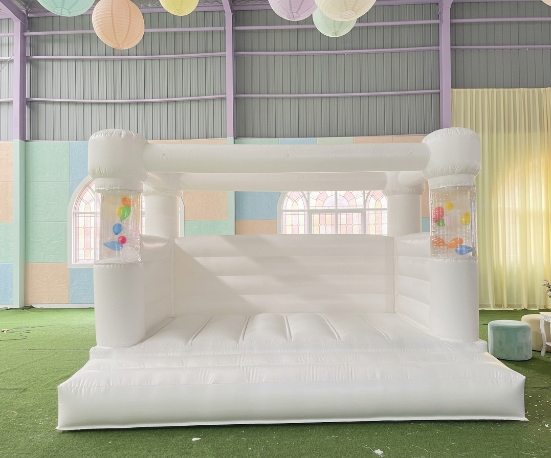 Jumping Castle White 4m x 3m