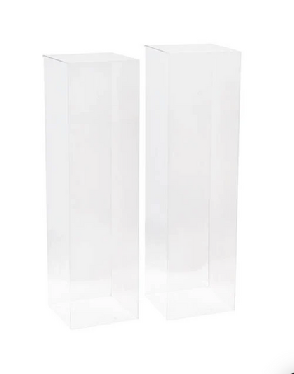Plinths Clear Square Set 2