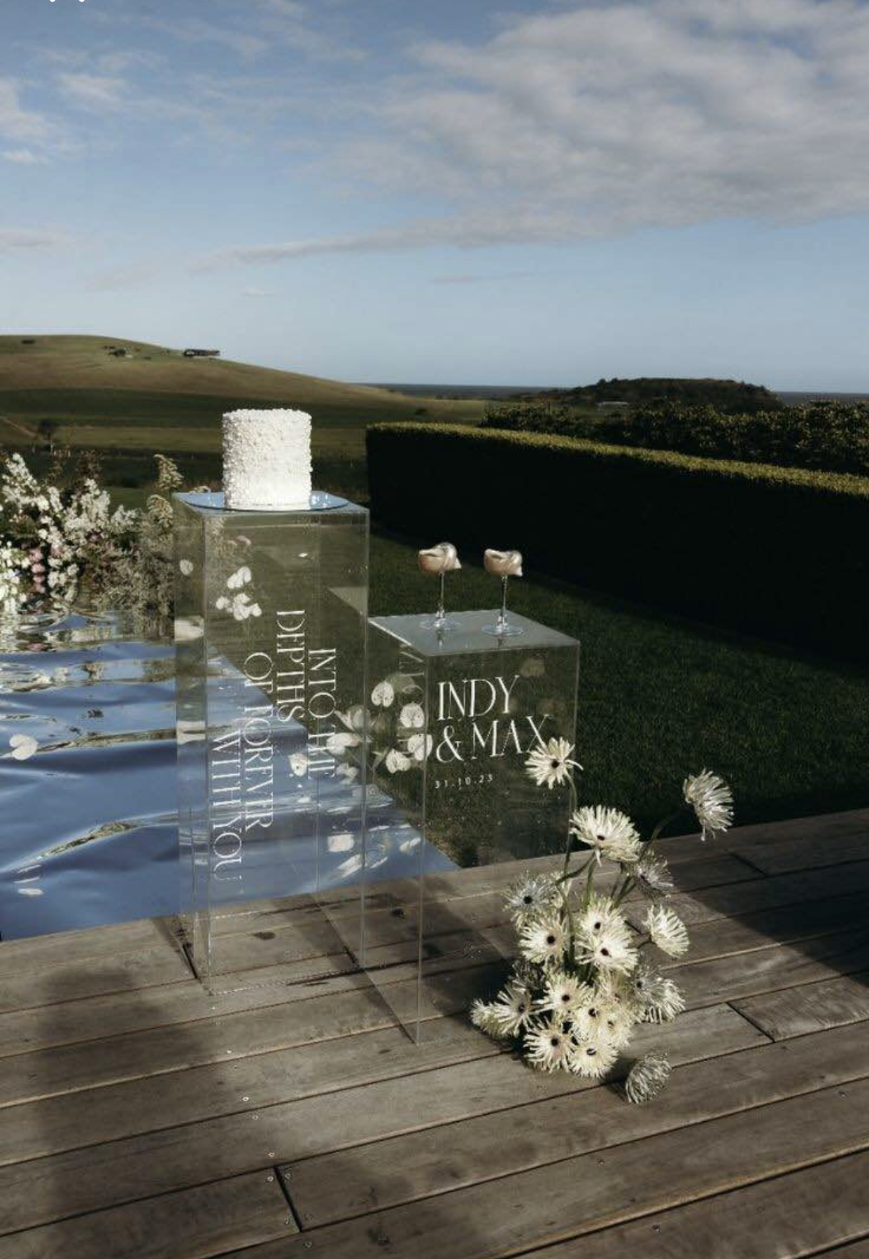 Plinths Clear Square Set 2