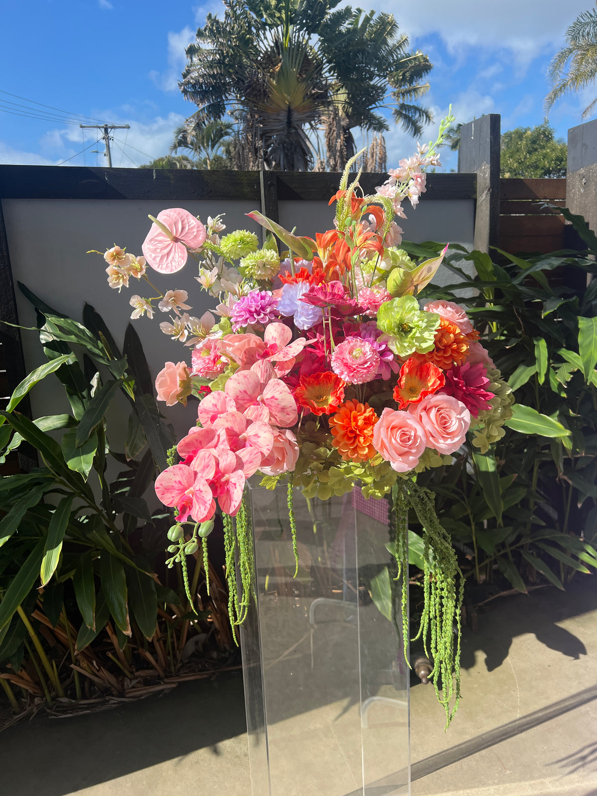 Faux Floral Arrangement - Citrus