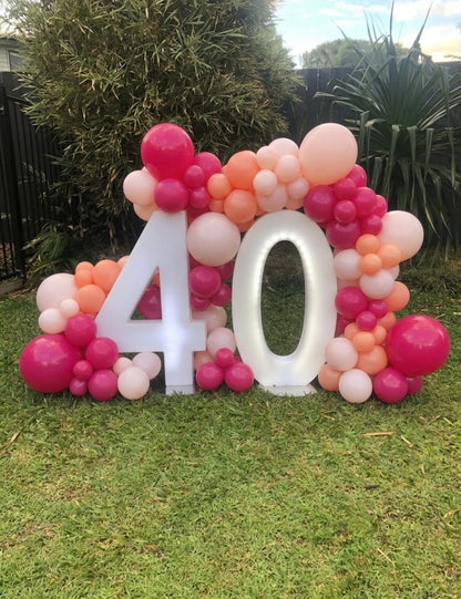 LED Birthday Numbers 40