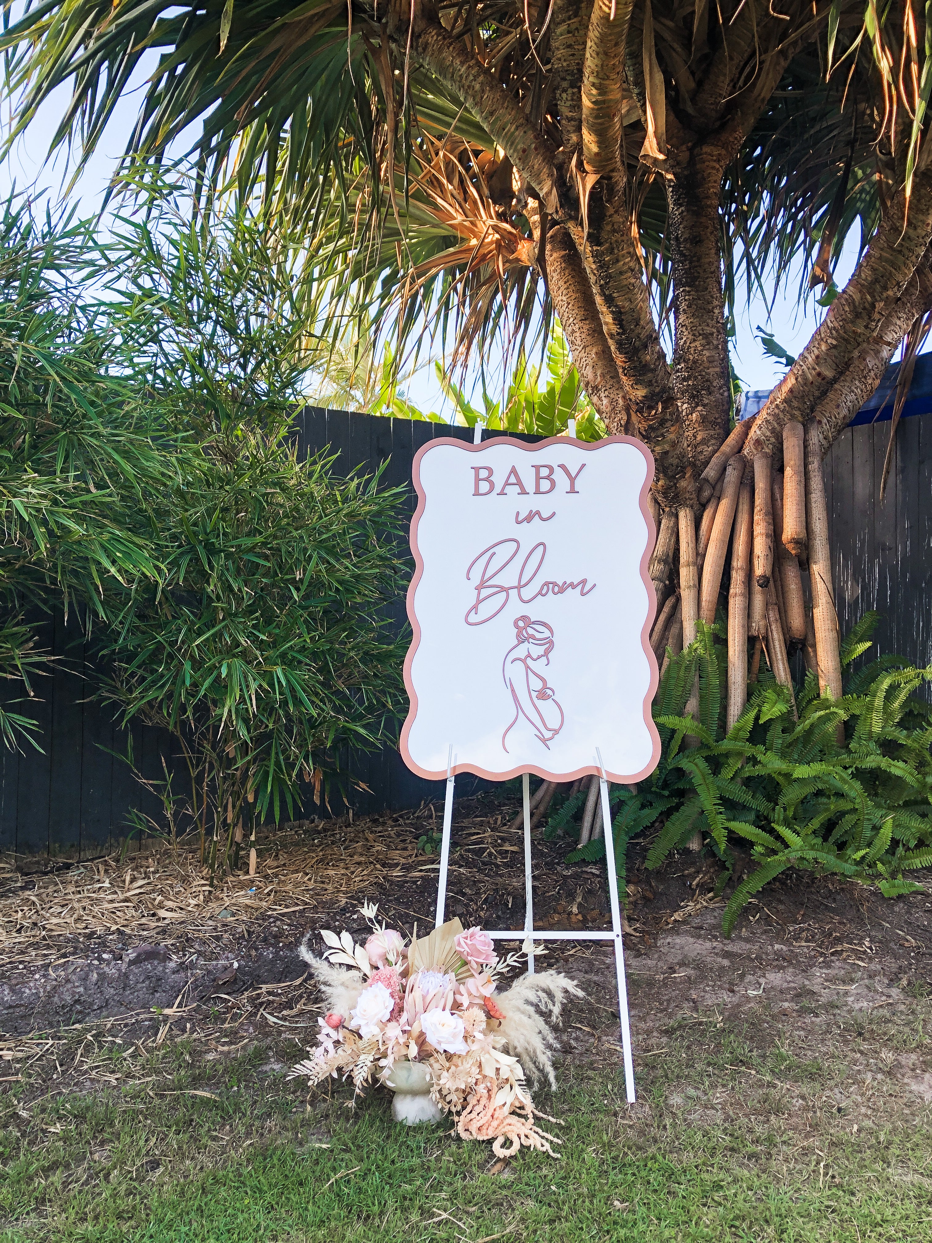 Baby In Bloom Sign