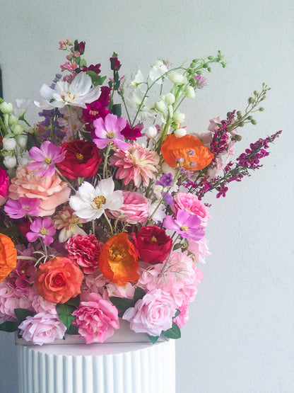 Faux Floral Arrangement - Bright