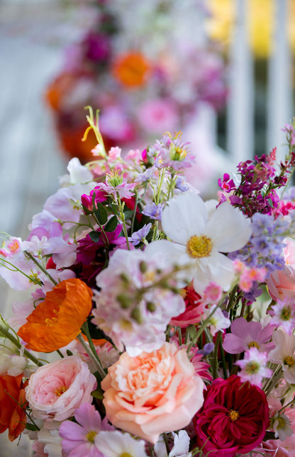 Faux Floral Arrangement - Bright