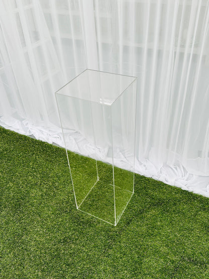 Plinths Clear Square Set 2
