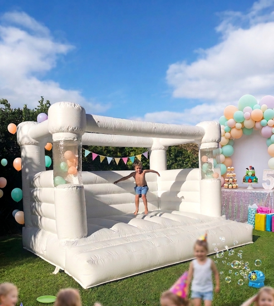 Jumping Castle White 4m x 3m