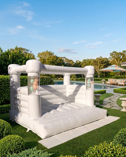 Jumping Castle White 4m x 3m