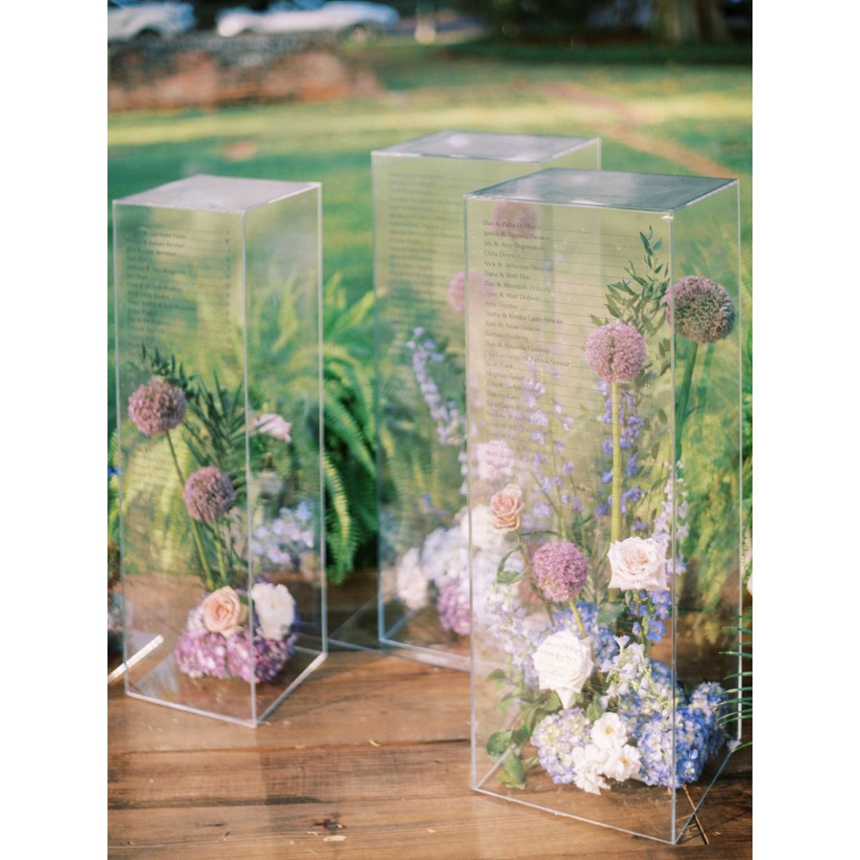 Plinths Clear Square Set 2