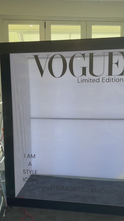 Vogue Magazine Photo Booth Box